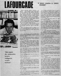 Lafourcade : [entrevista]