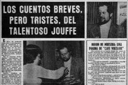 Los Cuentos breves, pero tristes del talentoso Jouffe.