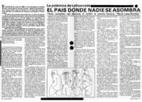 El país donde nadie se asombra.