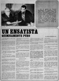 Un Ensayista quimicamente puro : [Entrevista]