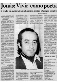 Jonás: vivir como poeta
