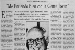 Me entiendo bien con la gente joven : [Entrevista]