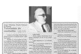 Toneladas de cuchuflís : [entrevista]