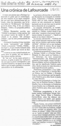 Una crónica de Lafourcade