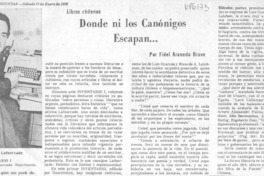 Donde ni los canónigos escapan--