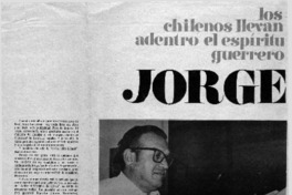 Los chilenos llevan a dentro el espíritu guerrero