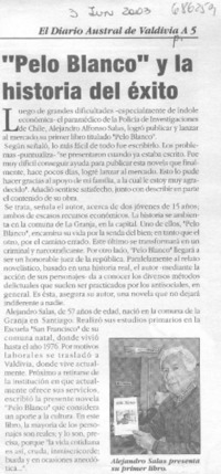 "Pelo blanco" y la historia de éxito.