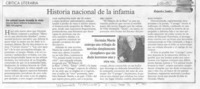 Historia nacional de la infamia