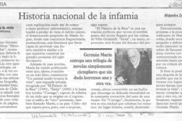 Historia nacional de la infamia
