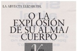 La explosión de su almacuerpo