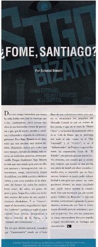 Fome, Santiago?.