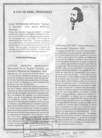 A ojo de Ariel Fernández