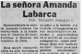 Amanda Labarca Hubertson