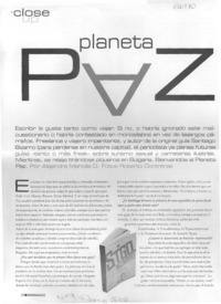 Planeta Paz: [Entrevista]