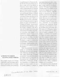 Proyecto parque nacional Pablo Neruda.