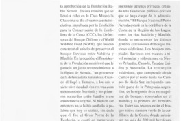 Proyecto parque nacional Pablo Neruda.