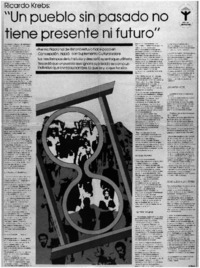 Un pueblo sin pasado no tiene presente ni futuro" : [entrevista]