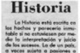 Historia.