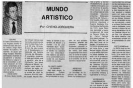 Mundo artístico