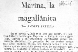Marina, la magallánica