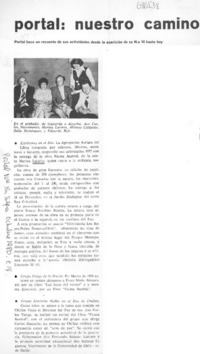 Portal: nuestro camino.