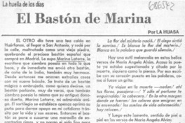 El bastón de Marina