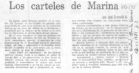 Los carteles de Marina