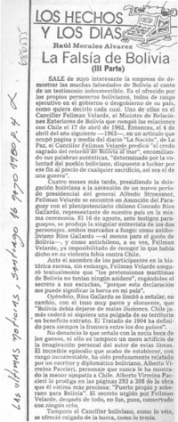 La Falsía de Bolivia