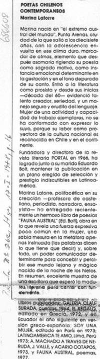 Poetas chilenos contemporaneos.