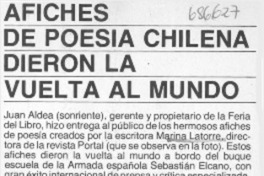 Afiches de poesía chilena dieron la vuelta al mundo.