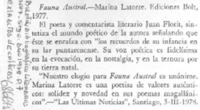 Fauna austral.