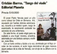 Cristián Barros, "Tango del viudo".