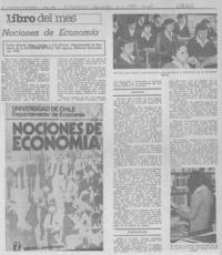 Nociones de economía.