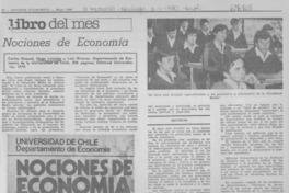 Nociones de economía.