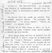 Familia de escritores