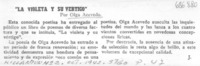 La Violeta y su vértigo