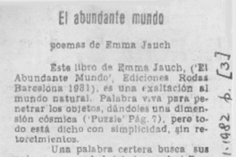 El abundante mundo