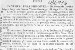 Un número para otro nivel.