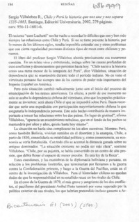 Chile y Perú la historia que nos une y nos separa 1535-1883