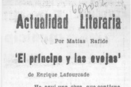 El príncipe y las ovejas"