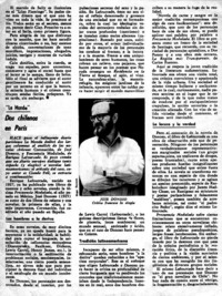 Dos chilenos en París.