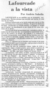 Lafourcade a la vista