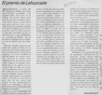 El premio de Lafourcade