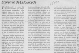El premio de Lafourcade