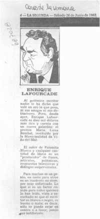 Enrique Lafourcade.