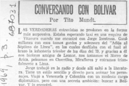 Conversando con Bolívar