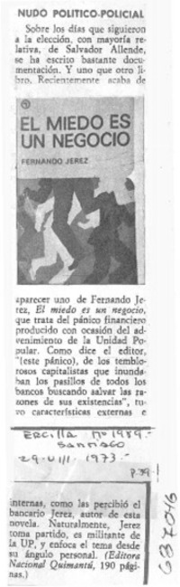 Nudo político-policial.