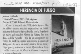 Herencia de fuego