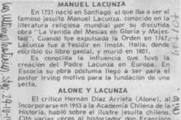 Manuel Lacunza.