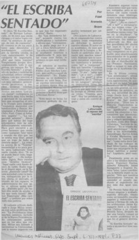 "El escriba sentado"